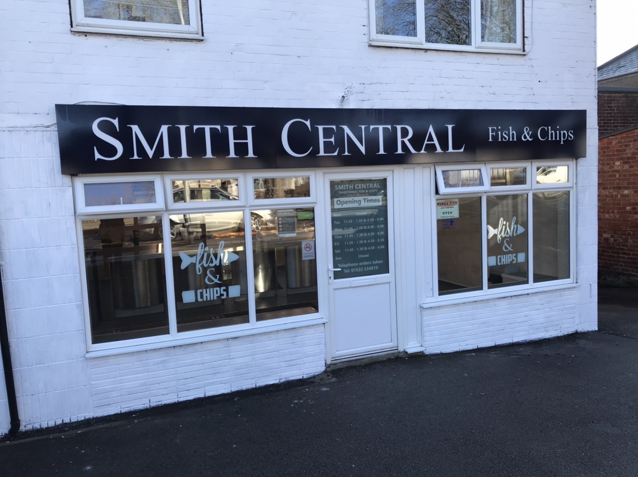Smith Central Chip Shop interior