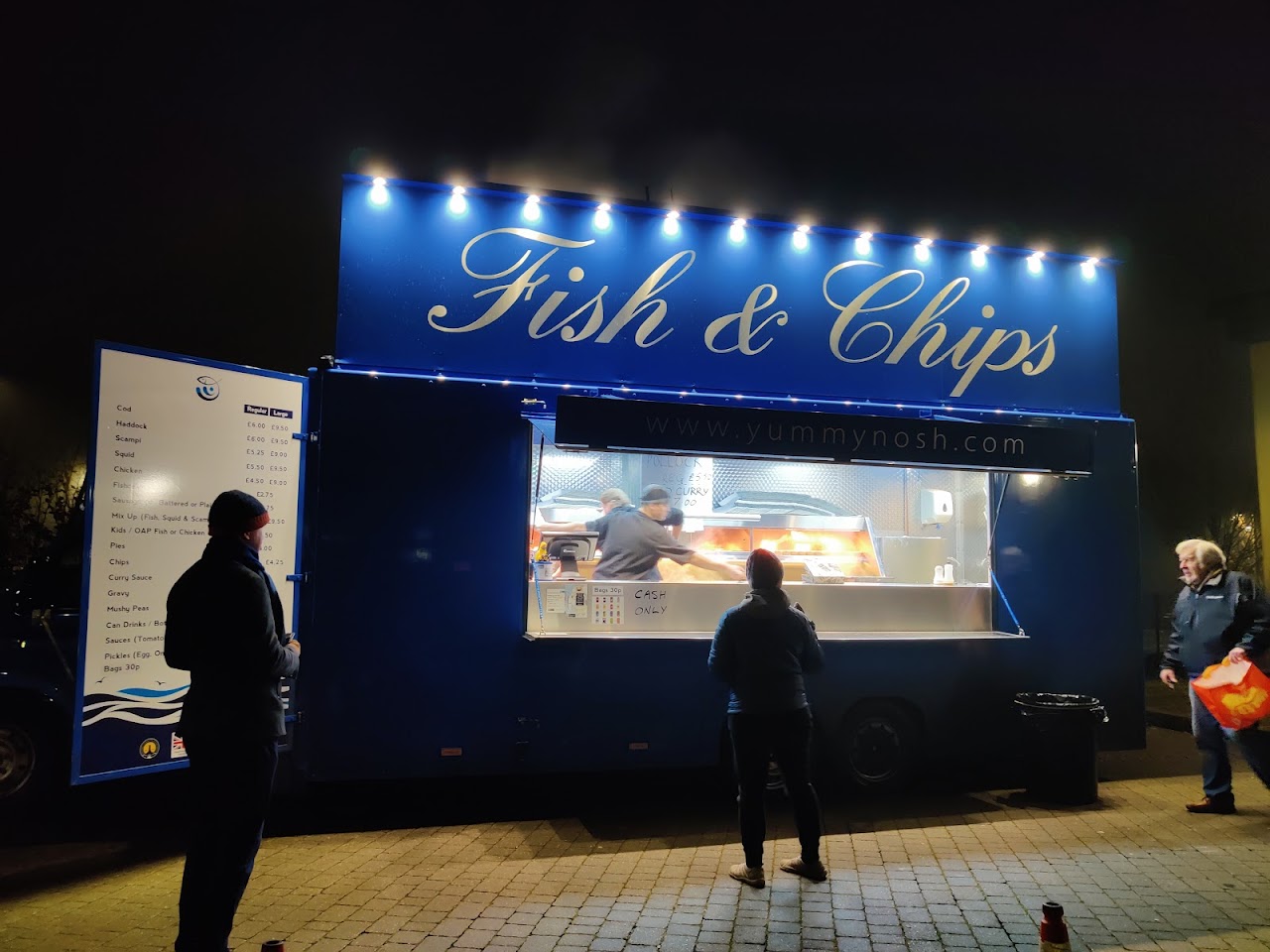 Yummy nosh fish & chips