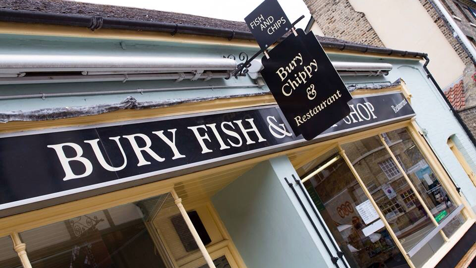 Bury Fish & Chip Shop interior