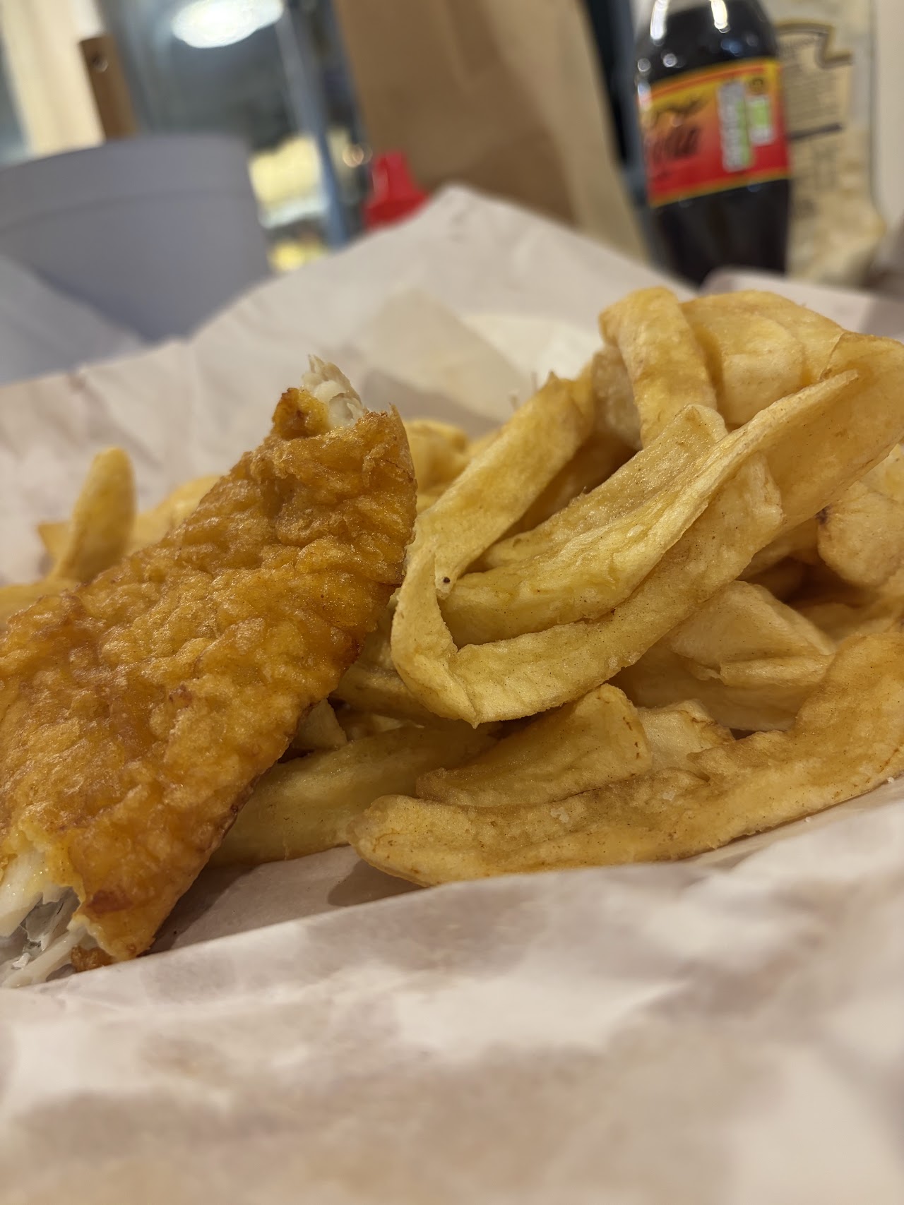 Hacton Lane Fish and Chips interior
