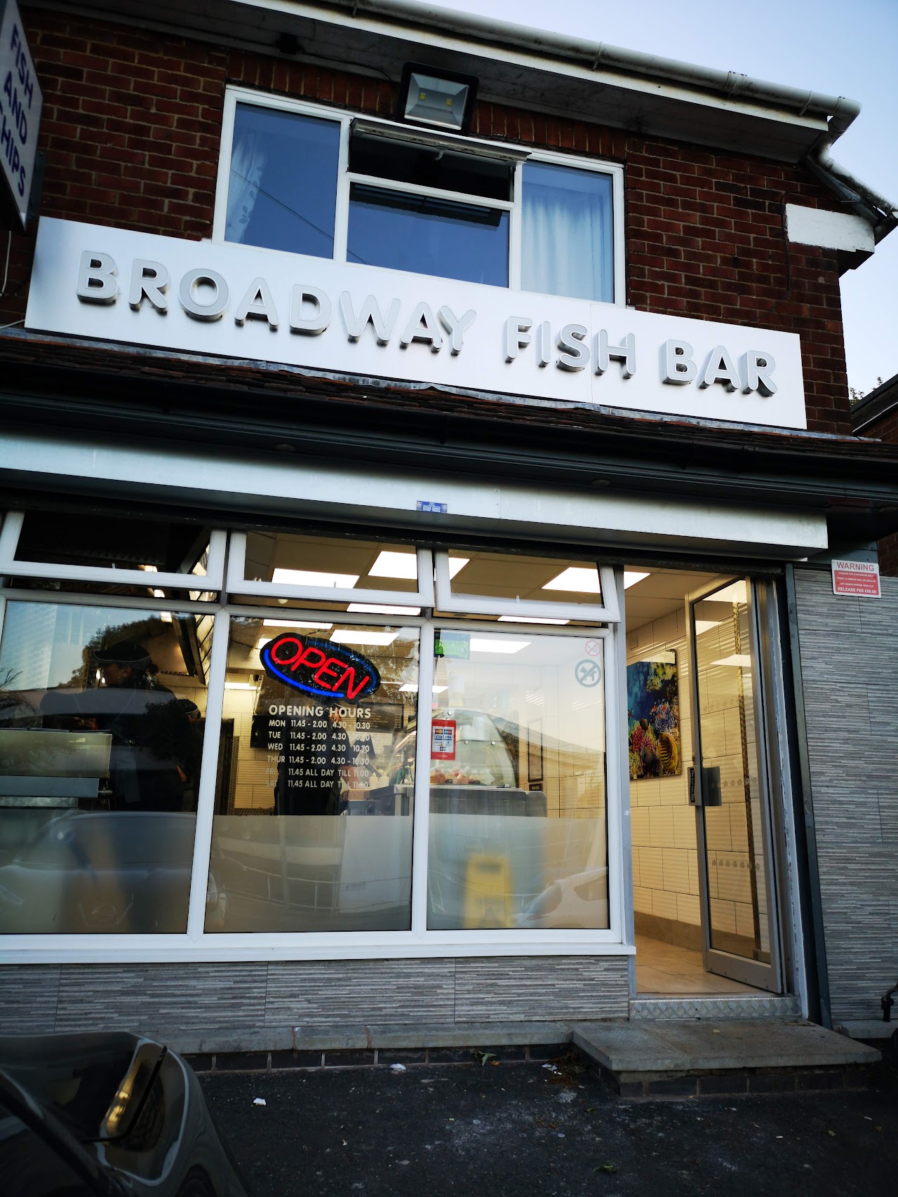 Broadway Fish Bar interior