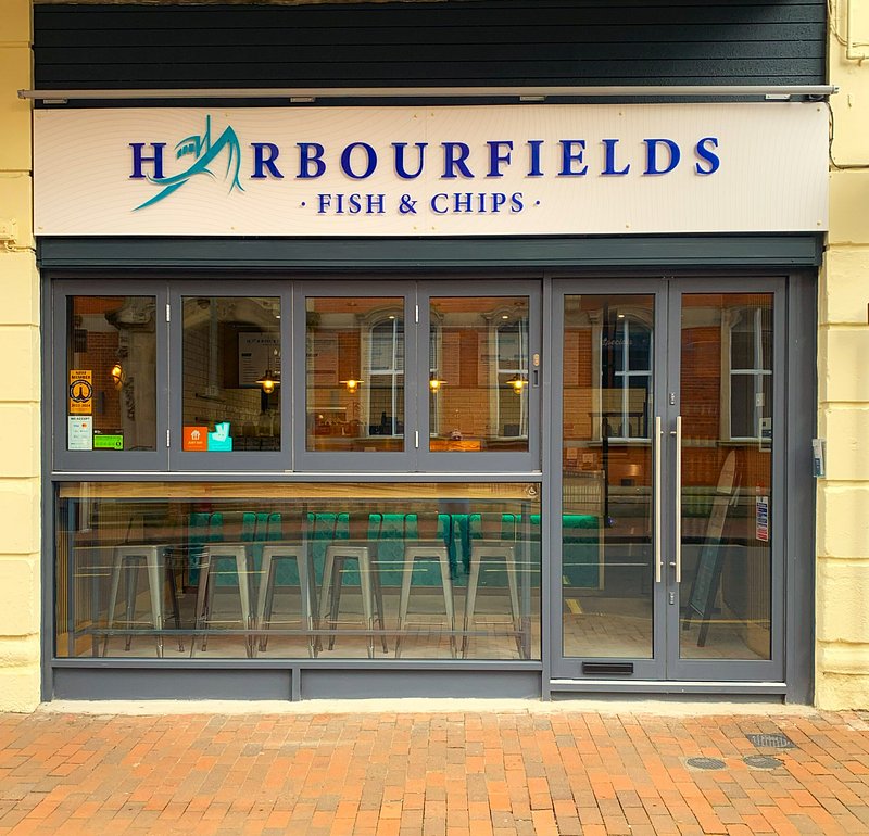 Harbourfields Fish & Chips Restaurant and Takeaways interior