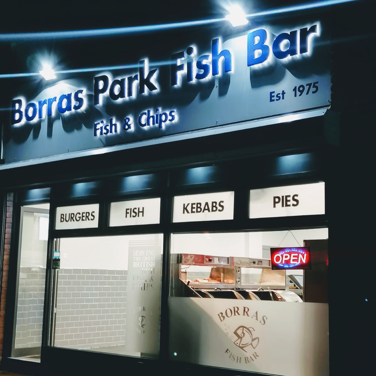 Borras Park Fish Bar interior