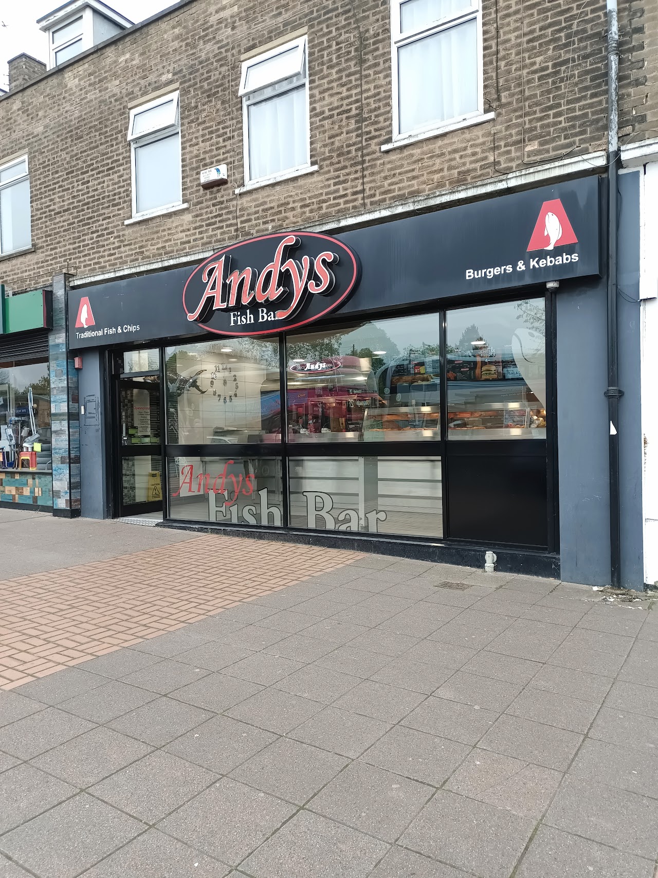 Andy's Fish bar Bilborough interior