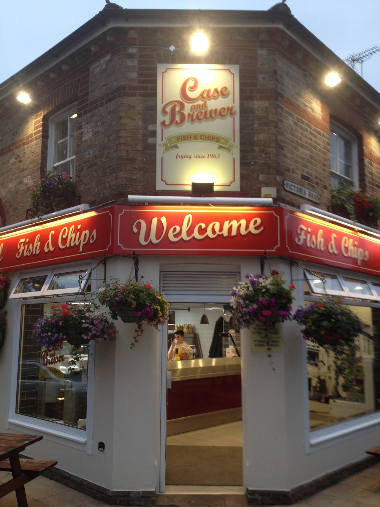 Case & Brewer Fish & Chips interior