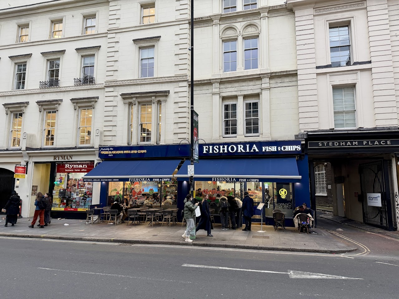 Fishoria Fish and Chips interior