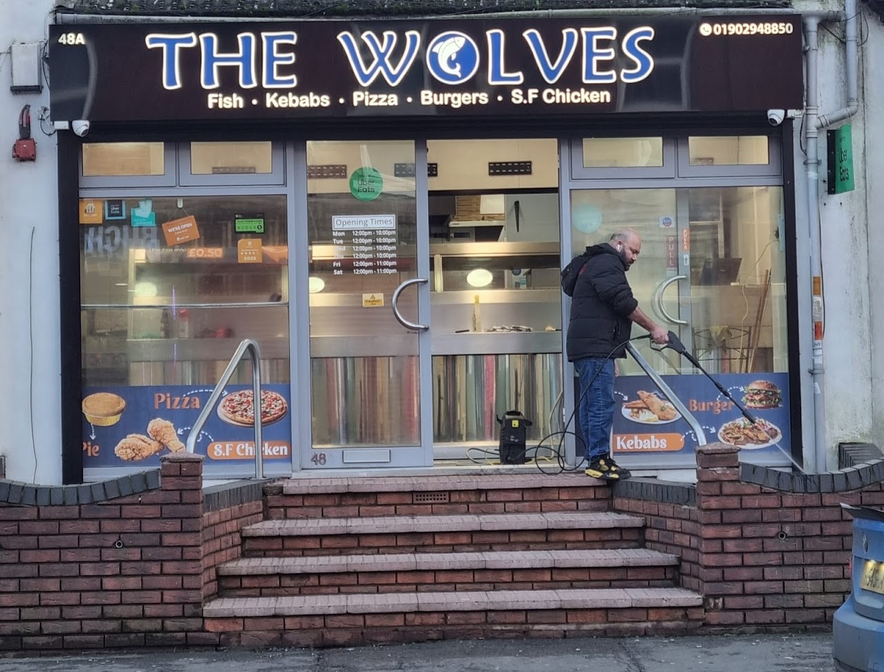 The Wolves Fish & Chips interior