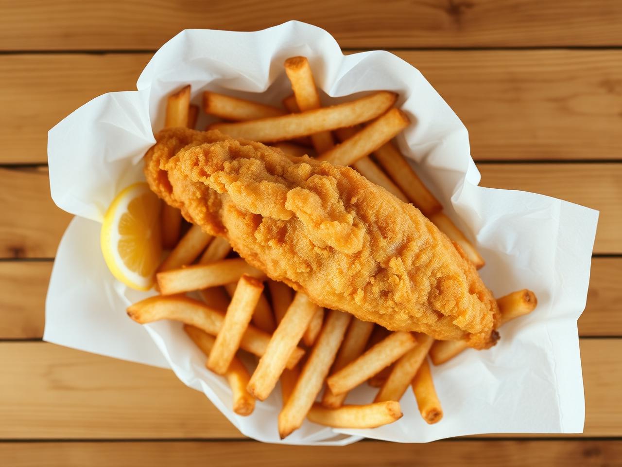 M&M Fish and Chips Cattering interior